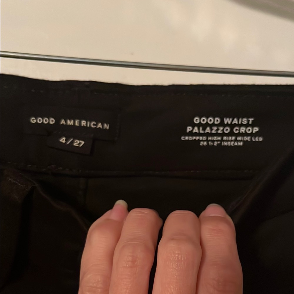 Good American Jet Black Trousers - Picture 3 of 5